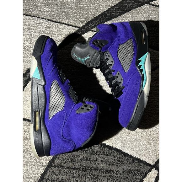 Size 12 - Jordan 5 Retro Alternate Grape 2020 Purple Black Blue (136027-500) main image 6